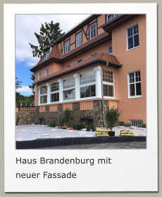 Haus Brandenburg mit neuer Fassade